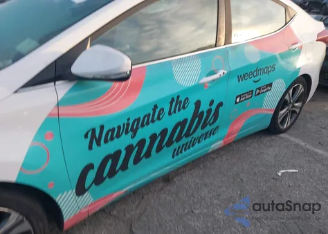 2016 Hyundai Elantra Sport из США, поврежденный, VIN KMHDH4AH8GU488313